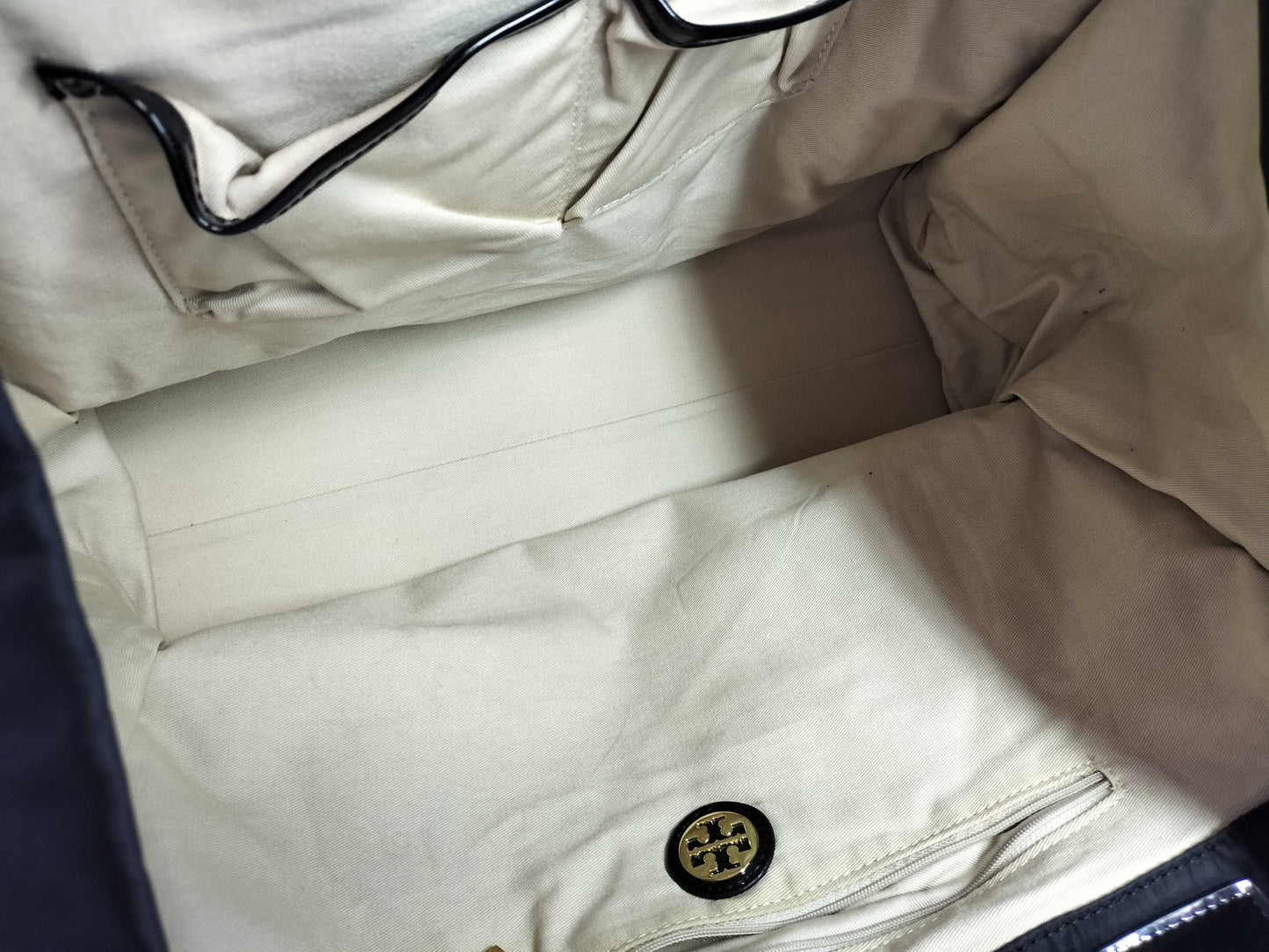 Tory Burch Tote Bag Nylon/Enamel Tote Bag