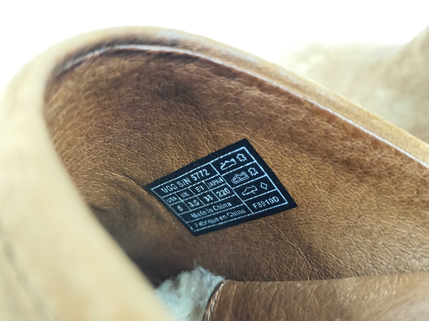 UGG Women's Brown Wood Sole Mule Sandals