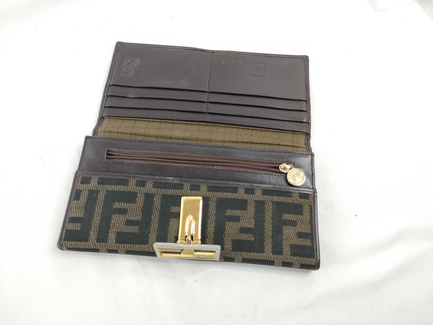 FENDI Zucca pattern FENDI Zucca long wallet