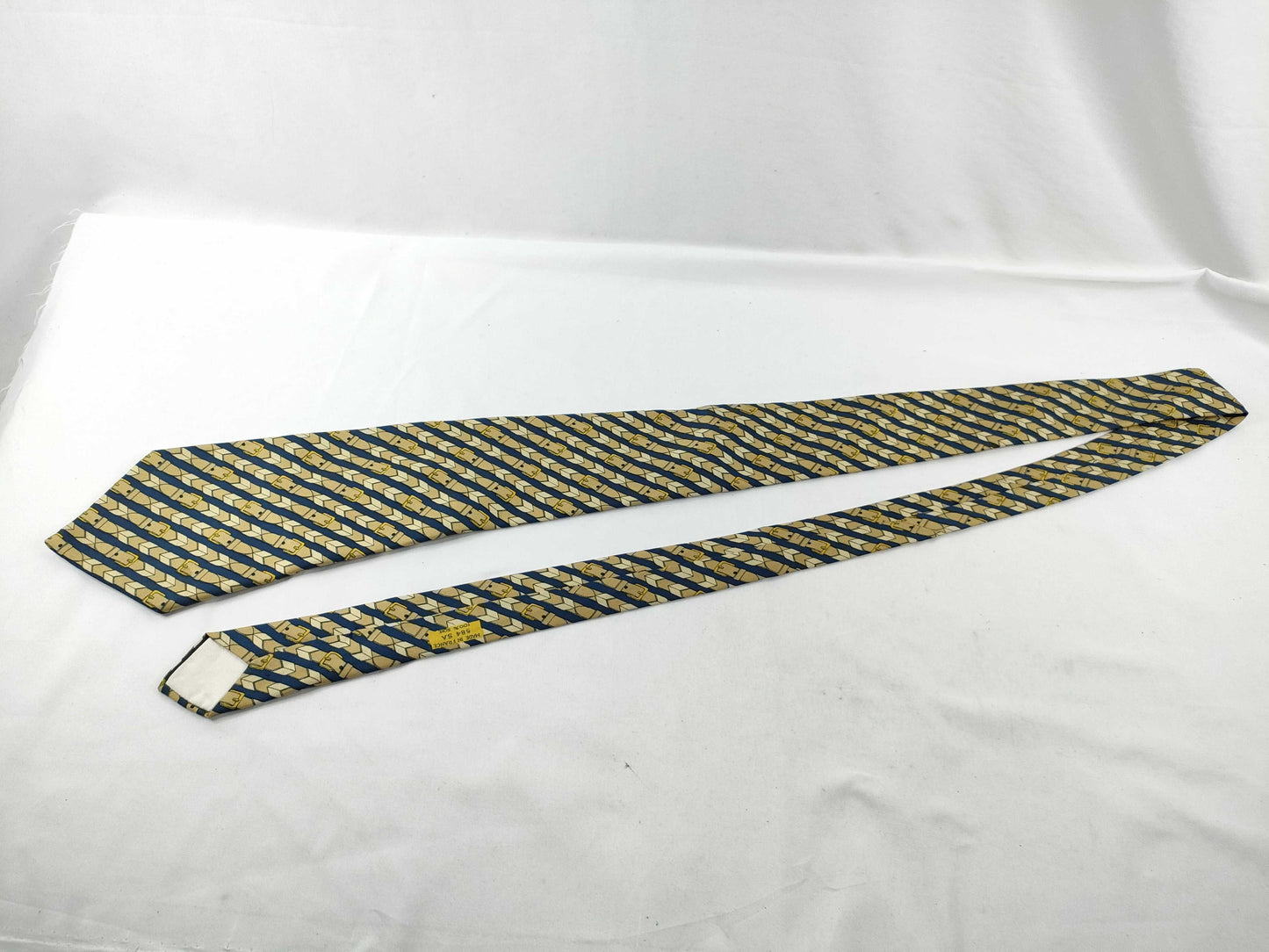 HERMES Hermes Tie Yellow/With Tag Other Accessories