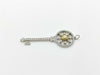 Tiffany & Co. Kaleidoscope Key Pendant with 0.49ct Diamonds, PT950/Au750, 8.5g