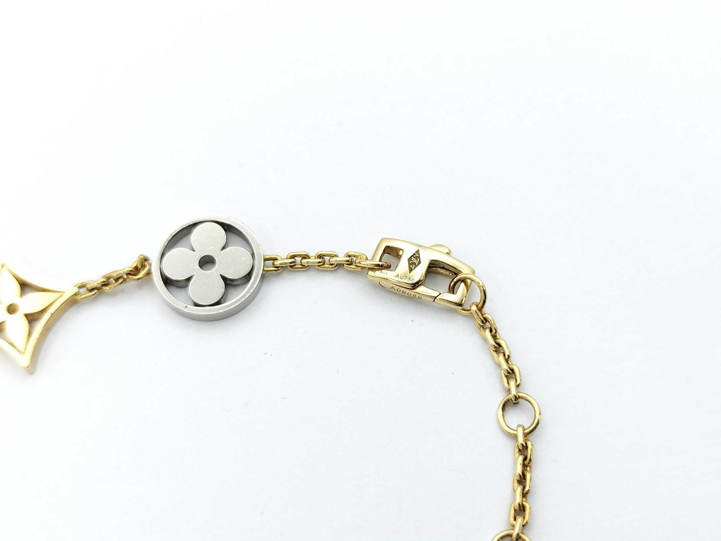 LOUIS VUITTON Idylle Bracelet Diamond Au750 7.4g Bracelet/Bangle