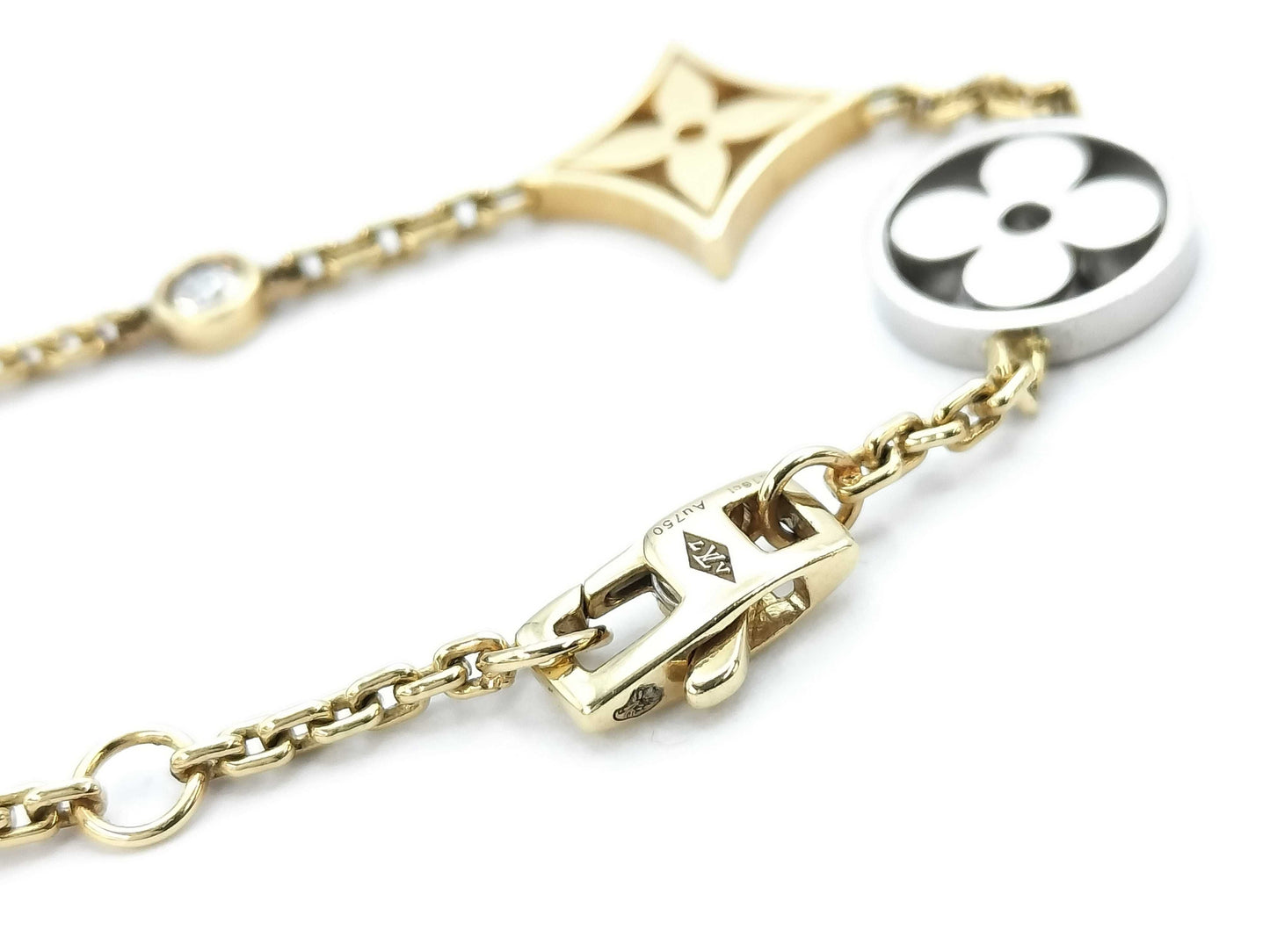 LOUIS VUITTON Idylle Bracelet Diamond Au750 7.4g Bracelet/Bangle