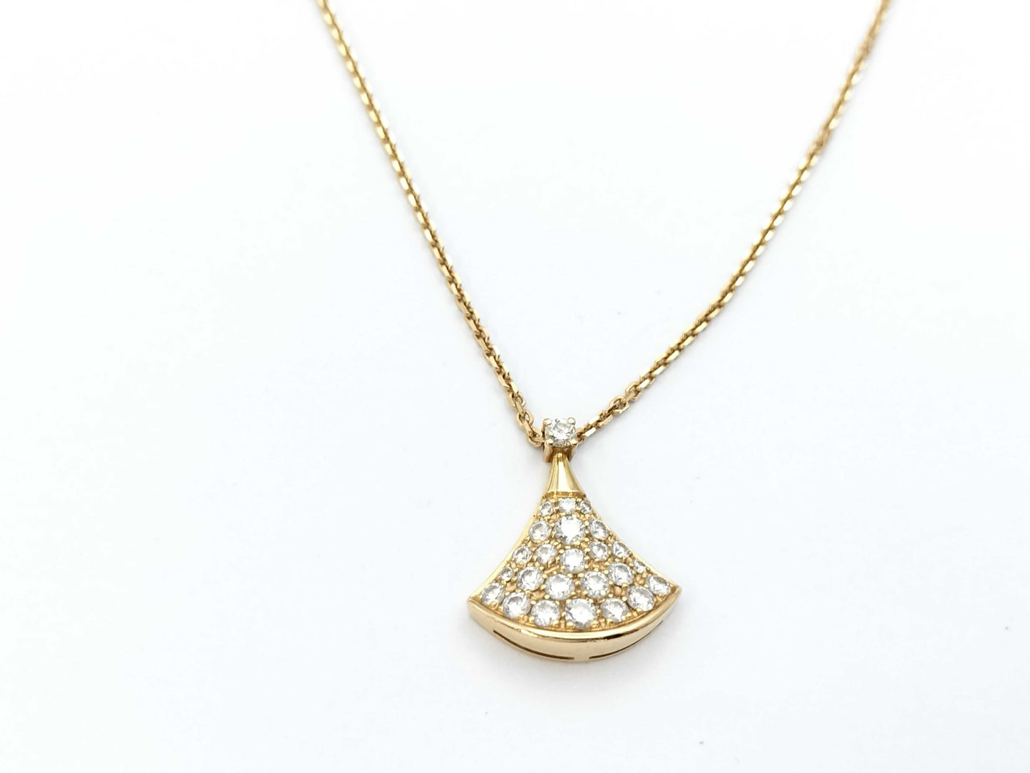 BVLGARI Diva Dream Pavé Diamond Necklace in Au750, 5.3g