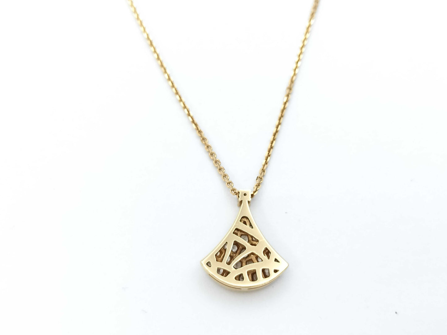 BVLGARI Diva Dream Pavé Diamond Necklace in Au750, 5.3g