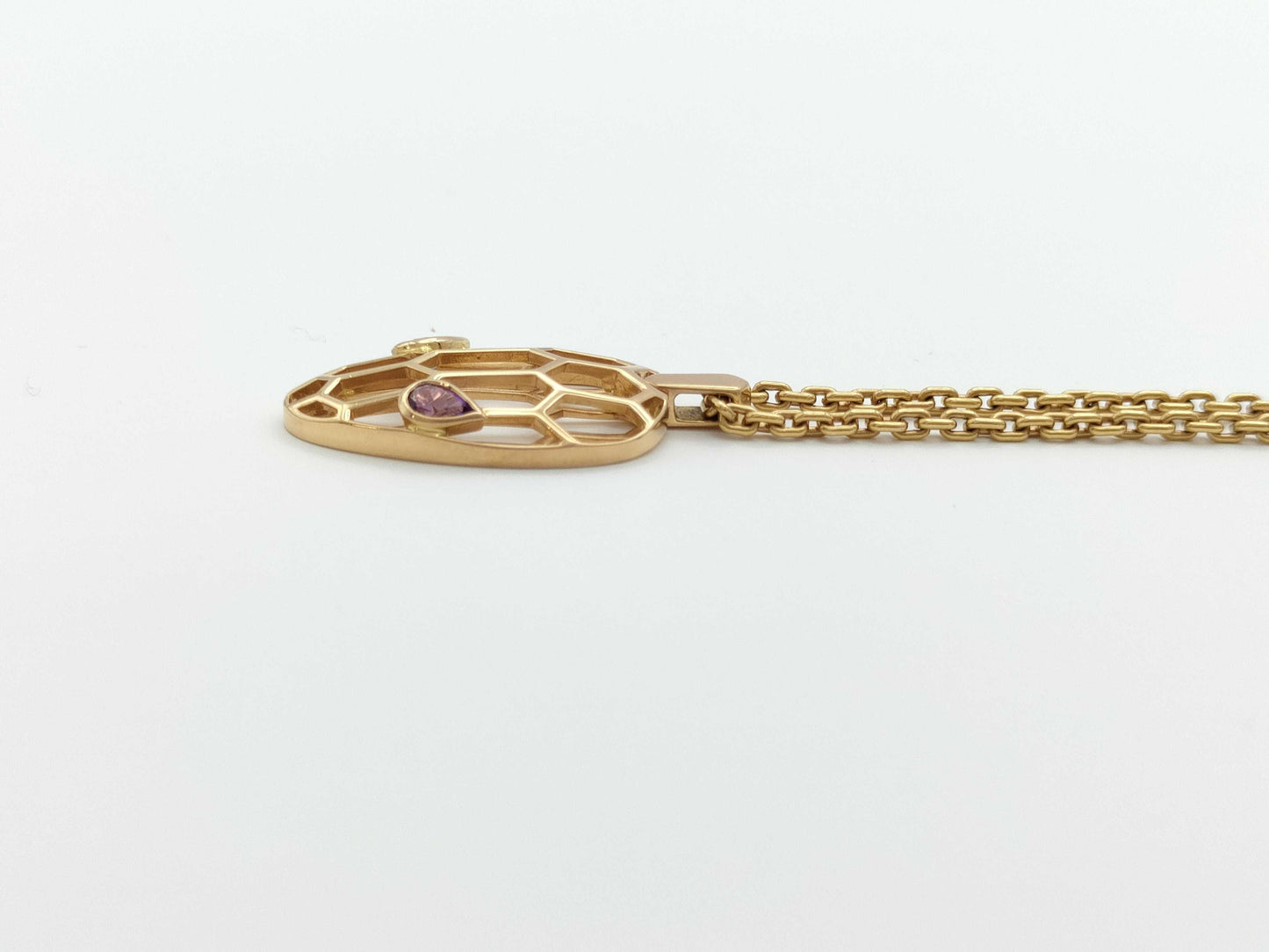 BVLGARI Serpenti Colored Stone Necklace in PG and Au750, 10.8g