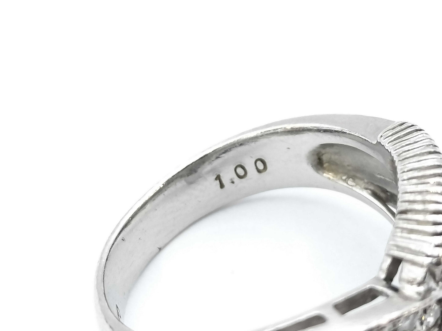D1.00ct PT900 9.9g Ring