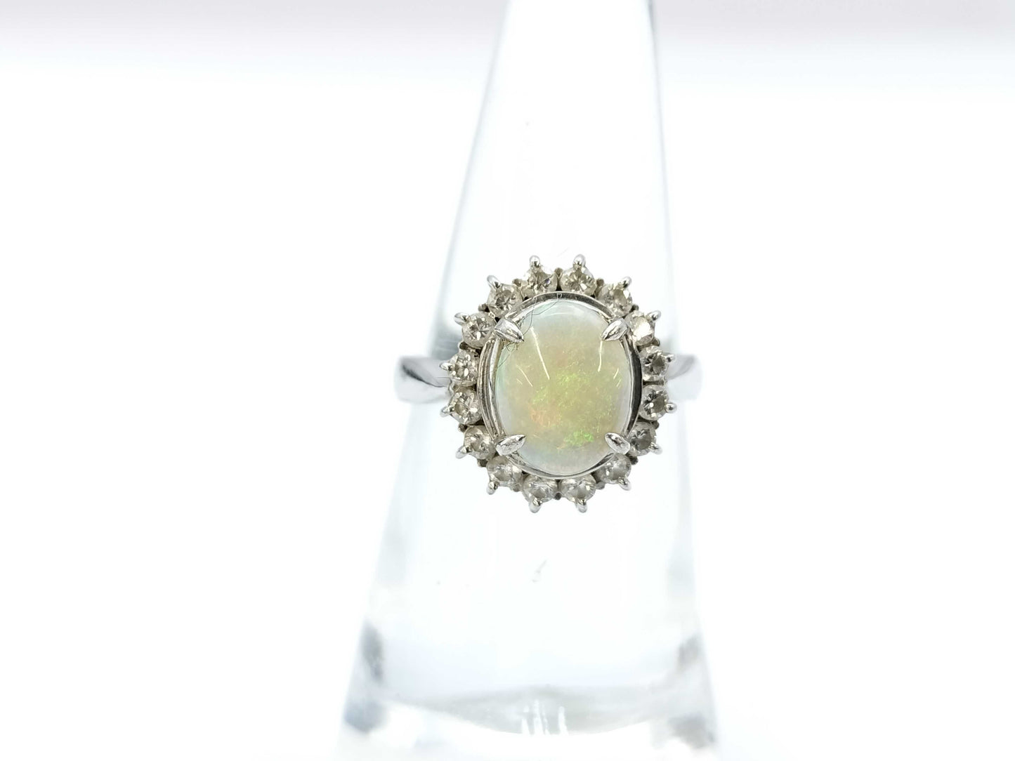 OP1.23ct D0.43ct PT900 6.2g Ring