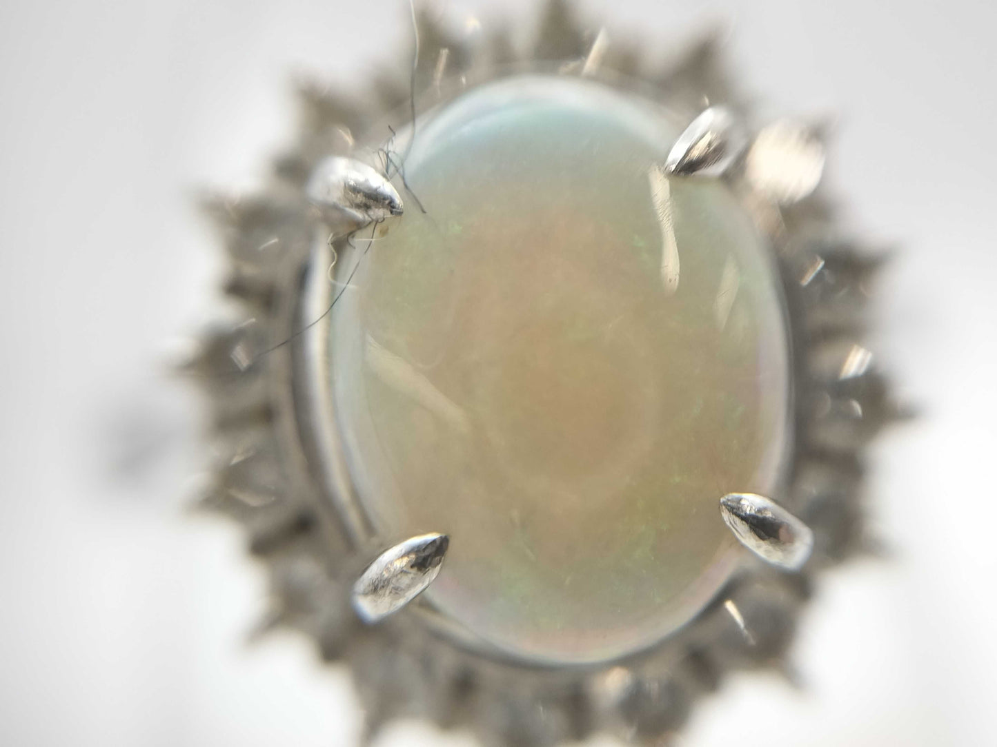 OP1.23ct D0.43ct PT900 6.2g Ring