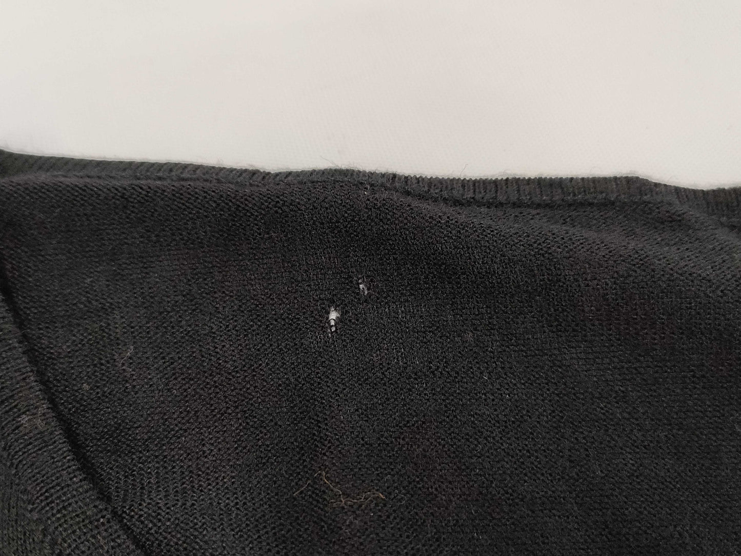CHANEL 00T Clover Knit Top, Black, Orange, Blue, Size 38, Tops
