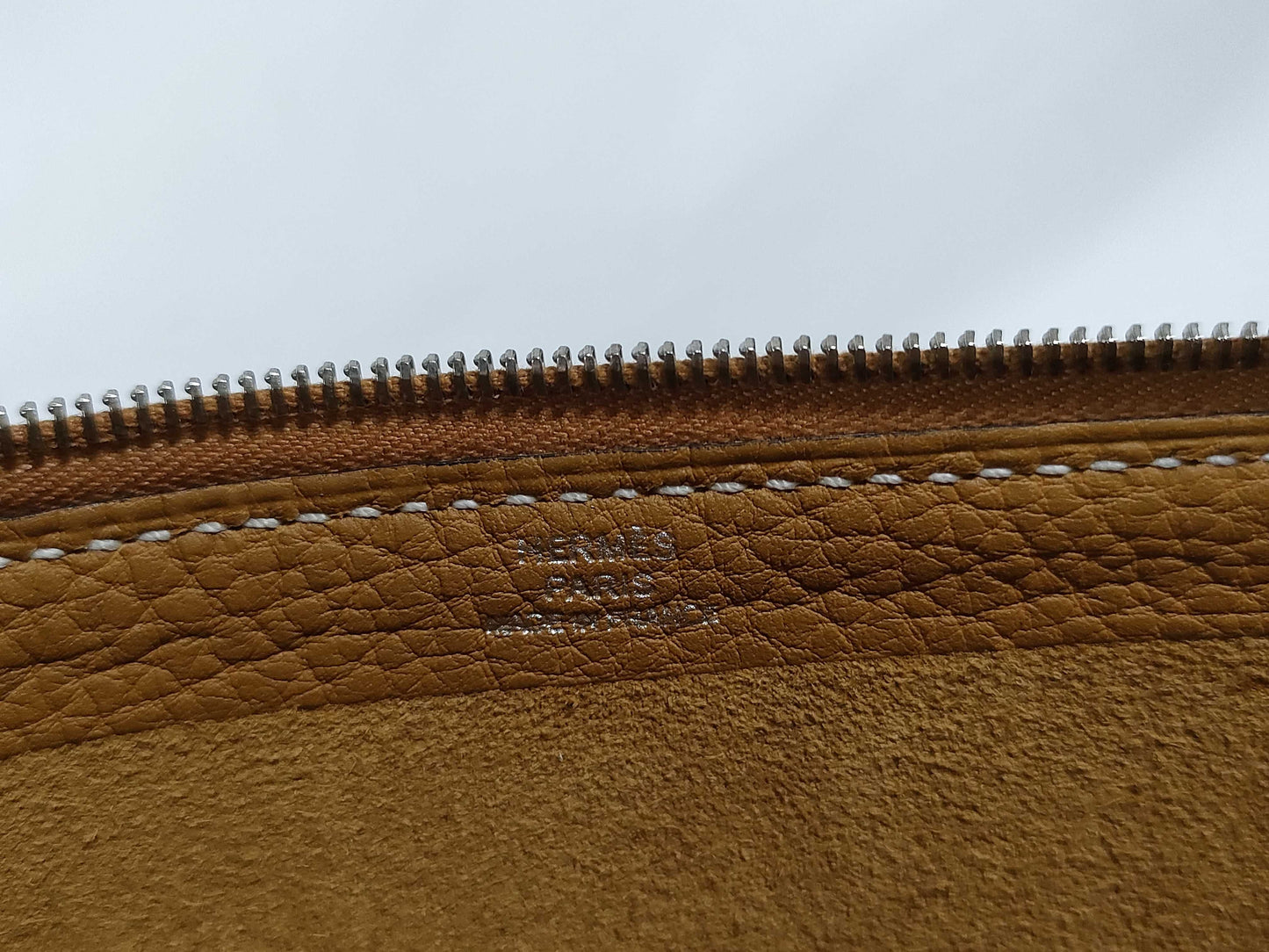 HERMES Caba Vertige 24 Togo Pouch Second Bag Clutch Bag Second Bag