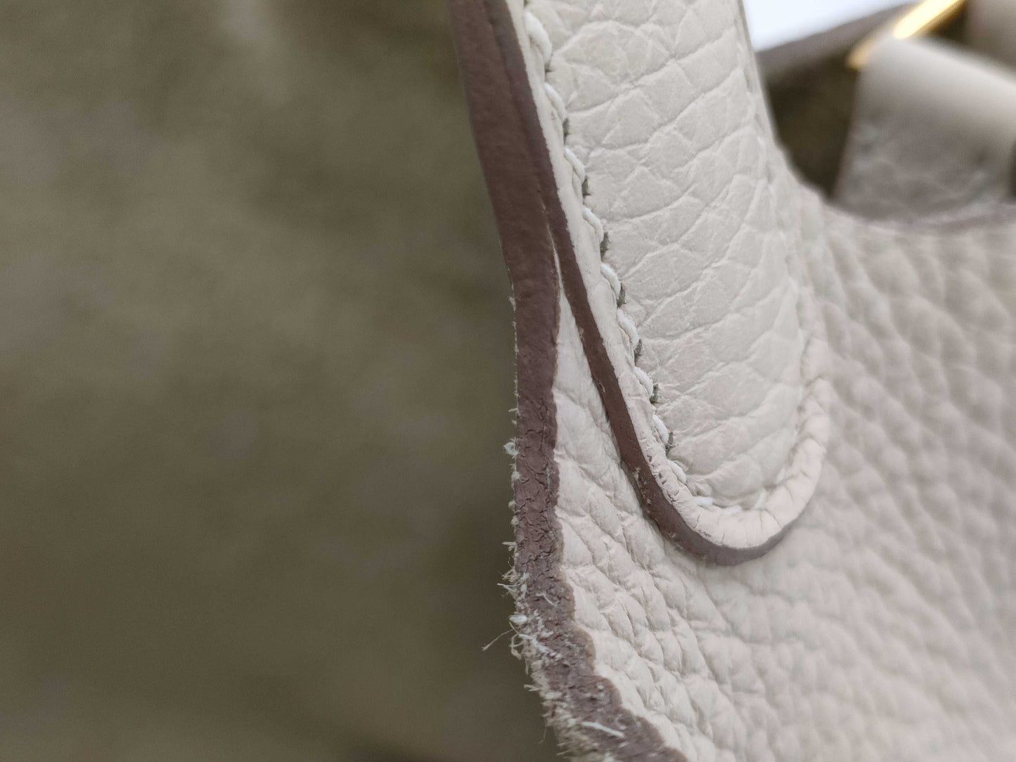 HERMES Picotin Lock PM 18 Taurillon Clemence Leather Tote Bag with Gold Hardware and Y Stamp