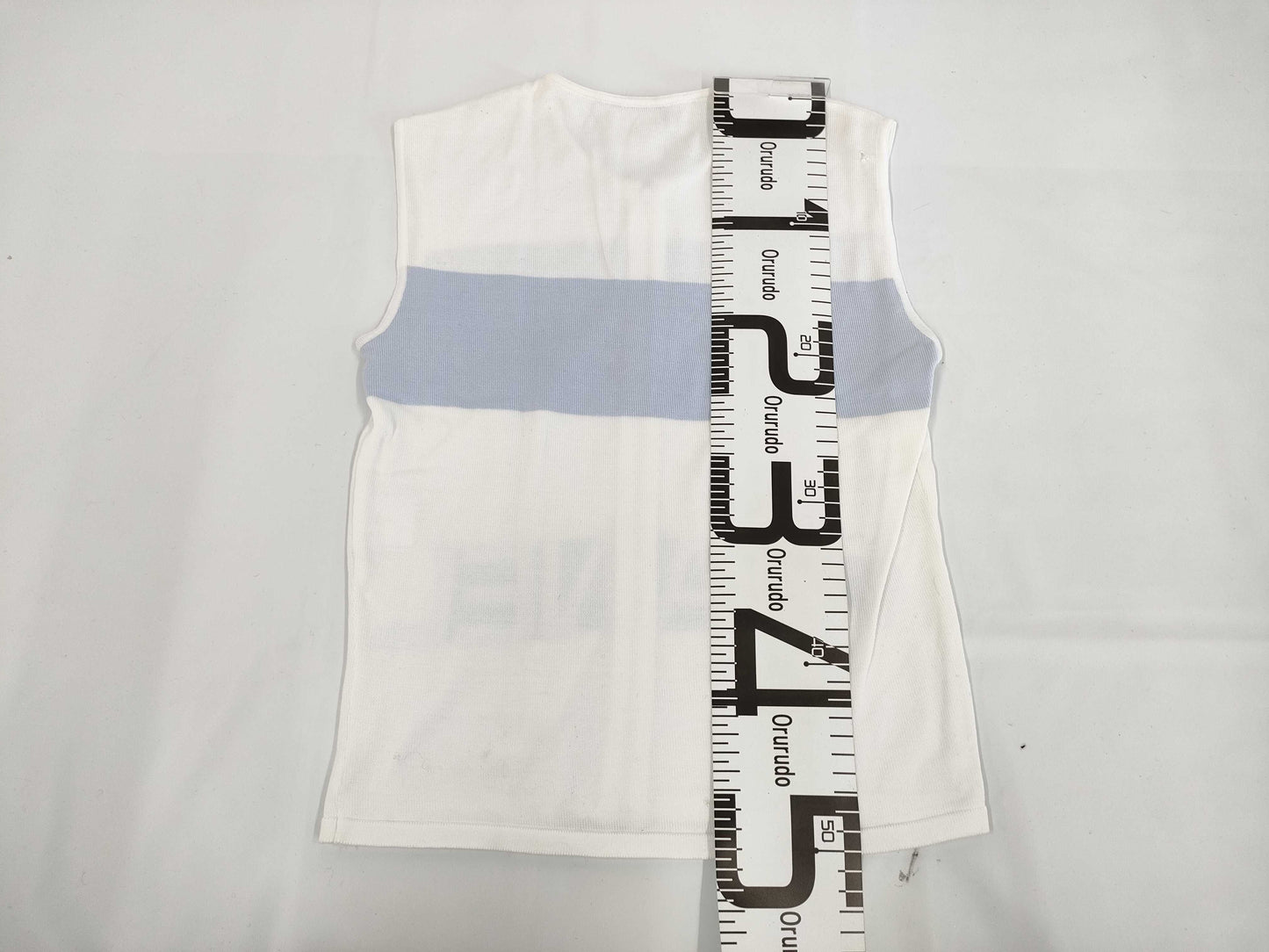 CHANEL 00S Logo Zip-Up Top P15733 White Size 38 Tops