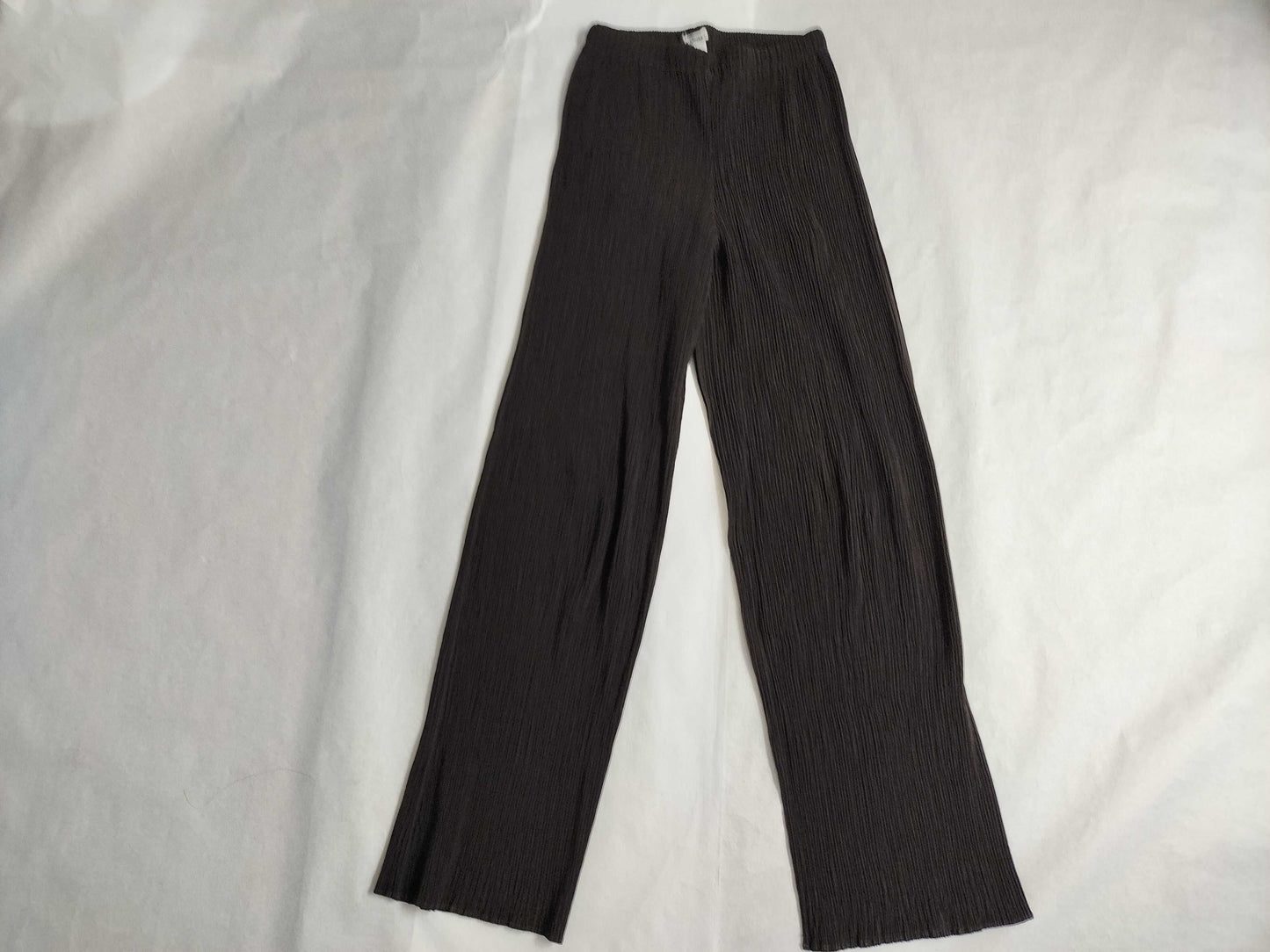 ISSEY MIYAKE Pleated Straight Pants IM80-FF905 Brown S Pants