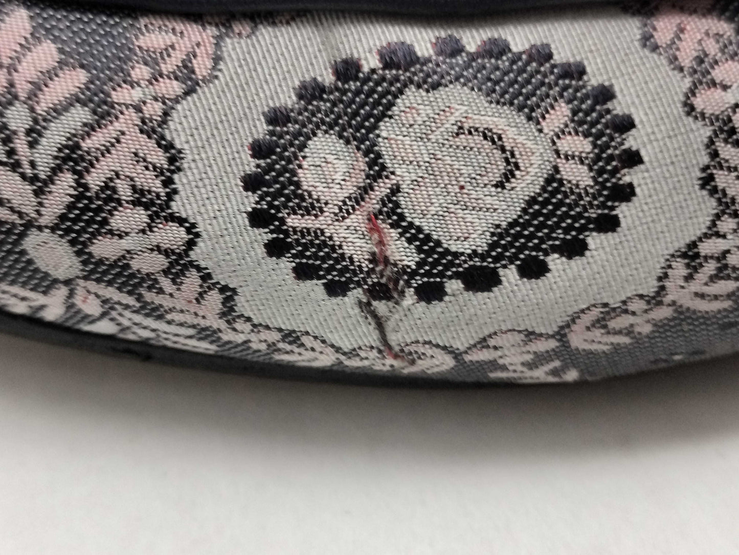 GUCCI Jacquard Princetown Horsebit Sandals 423514 Navy Size 38
