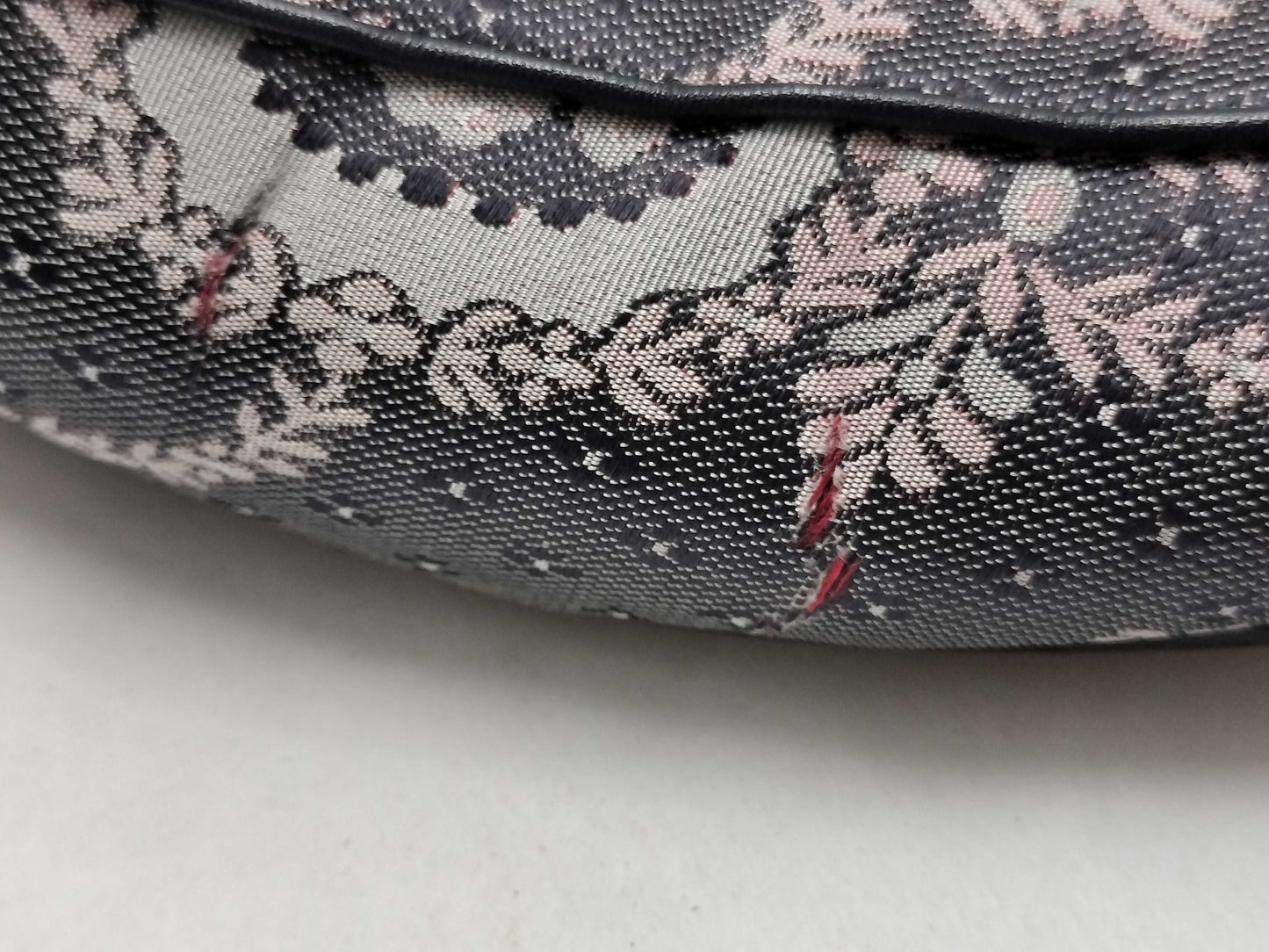 GUCCI Jacquard Princetown Horsebit Sandals 423514 Navy Size 38