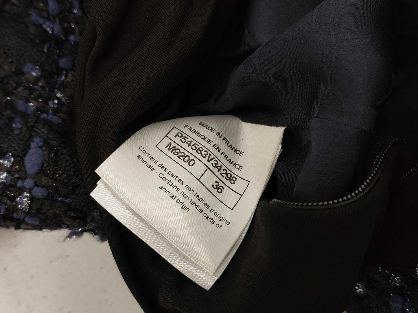 CHANEL Chanel 16B Coco Mark Tweed Dress P54583 Coat
