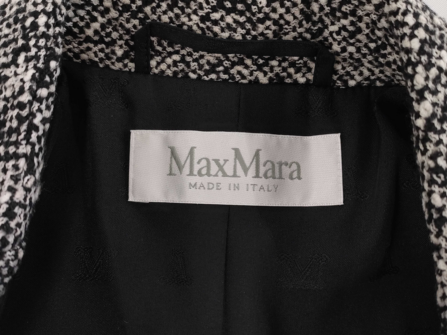 MaxMara 23AW OVALE Wool Chesterfield Coat Long Jacket Size 40