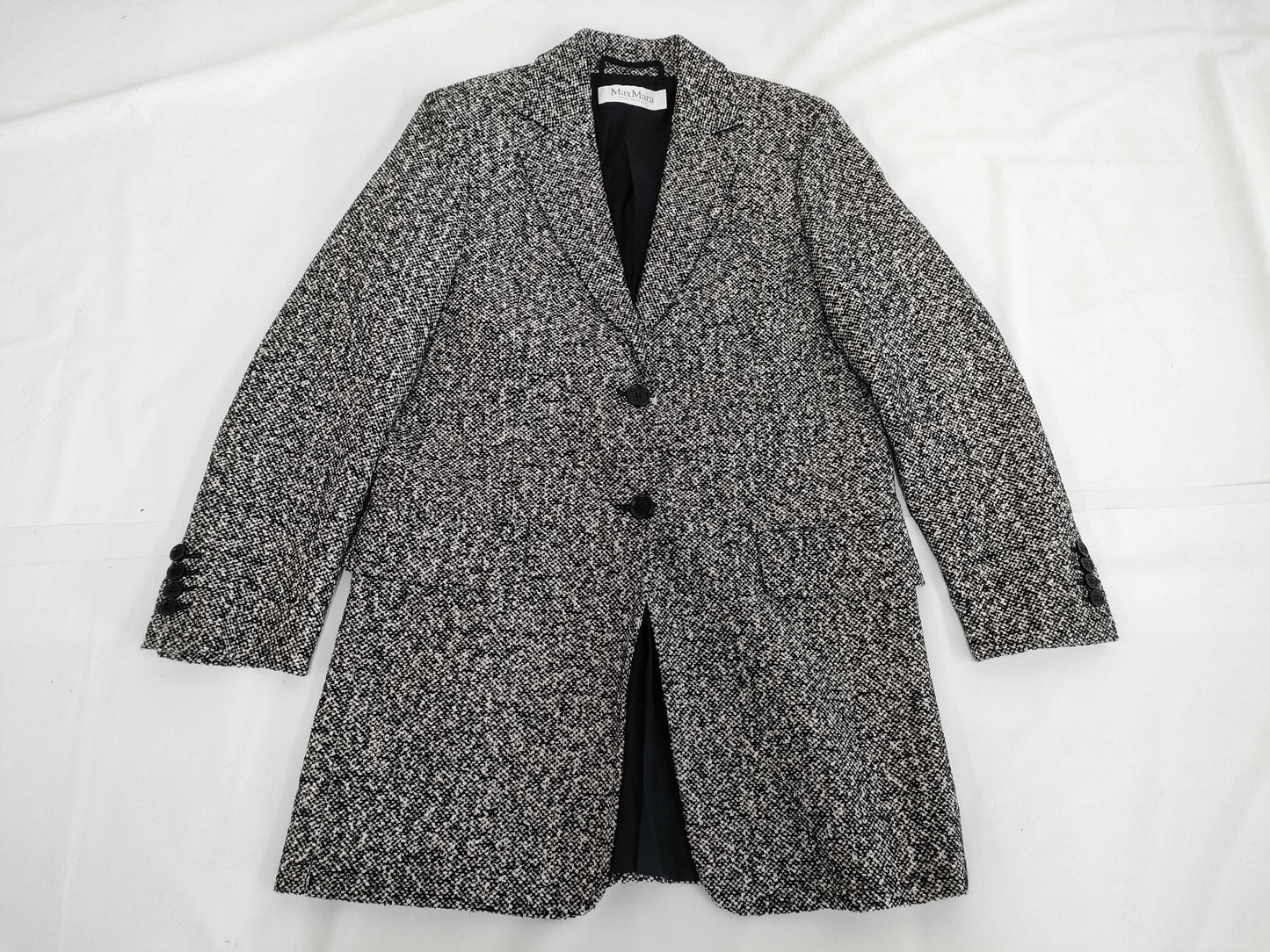 MaxMara 23AW OVALE Wool Chesterfield Coat Long Jacket Size 40