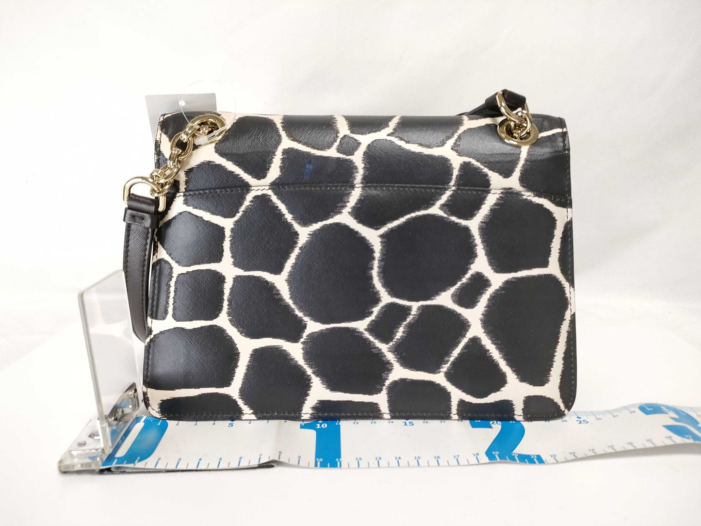 Salvatore Ferragamo Gancini Flap Leopard Print Chain Shoulder Bag