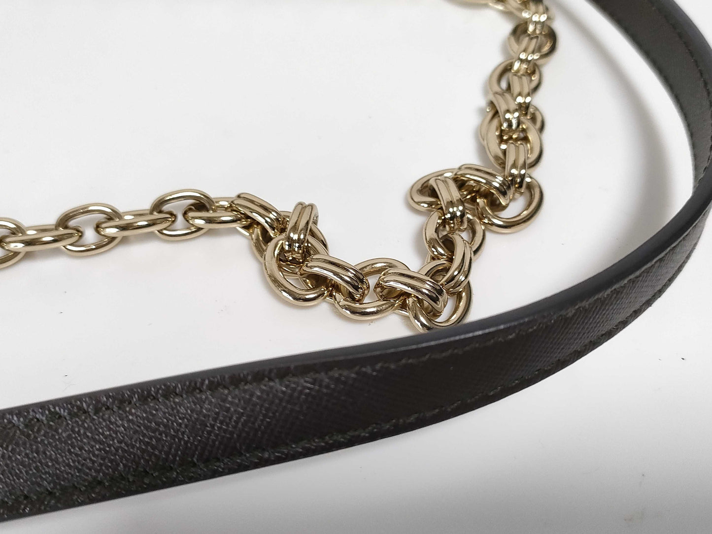 Salvatore Ferragamo Gancini Flap Leopard Print Chain Shoulder Bag