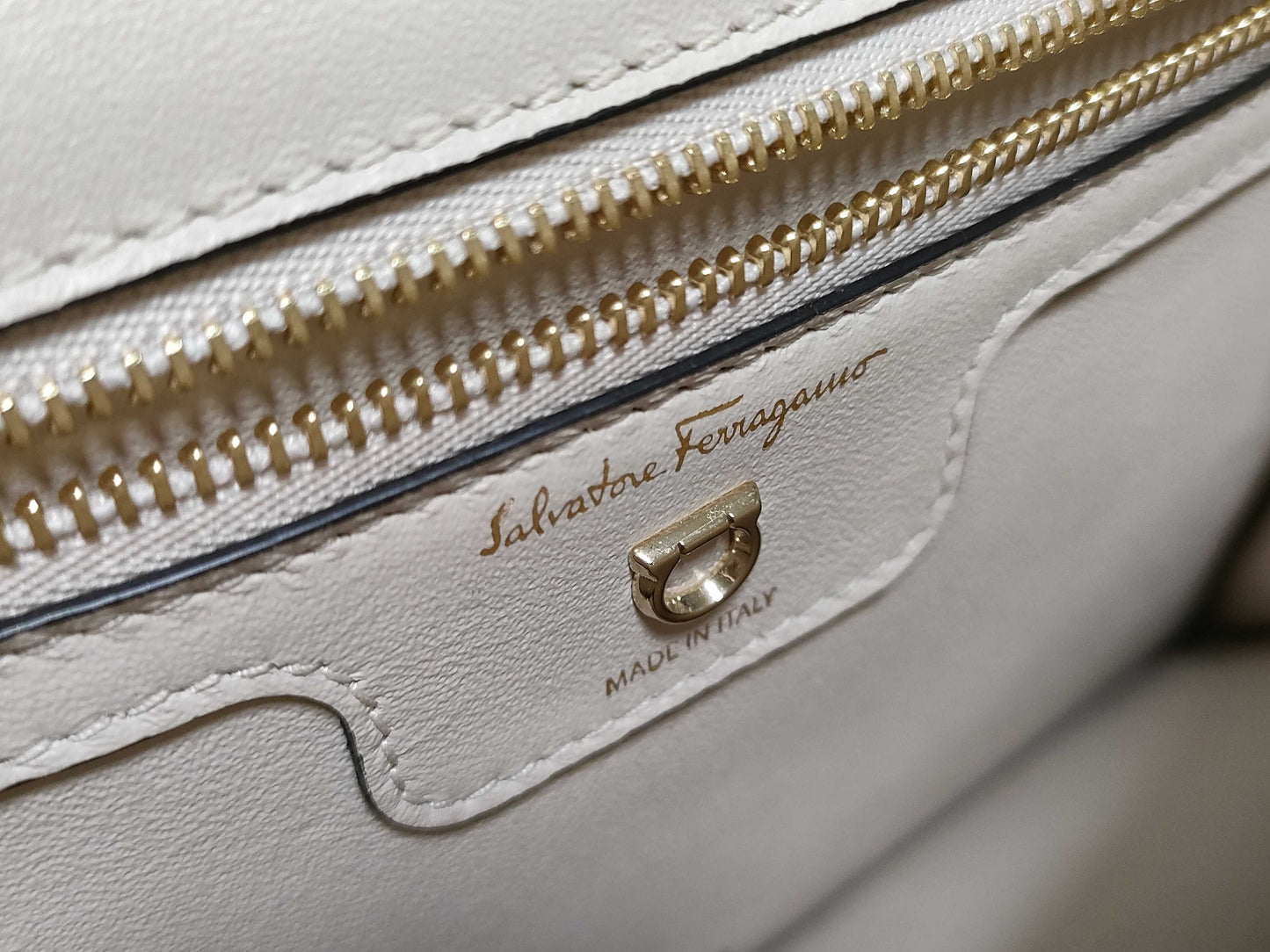 Salvatore Ferragamo Gancini Flap Leopard Print Chain Shoulder Bag