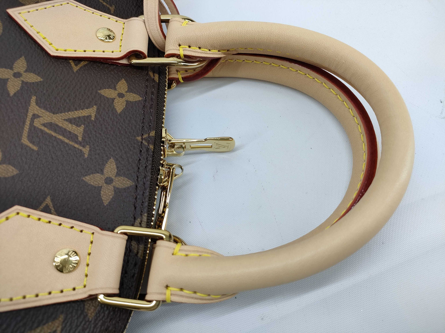LOUIS VUITTON RFID Verified, Serial Number Unconfirmed, Monogram LV Monogram Alma BB M46990 Handbag