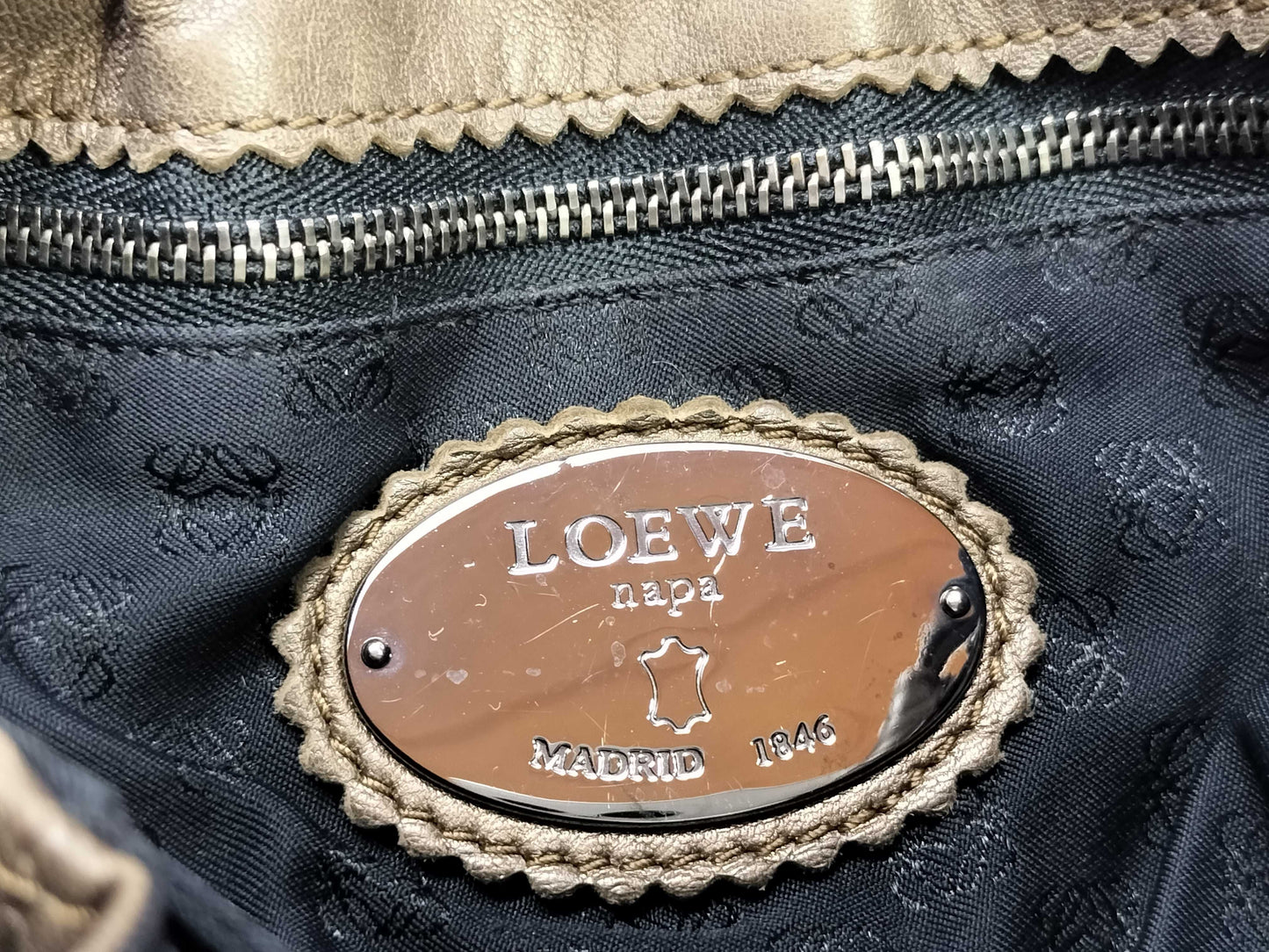 LOEWE Nappa Leather Flamenco Shoulder Bag