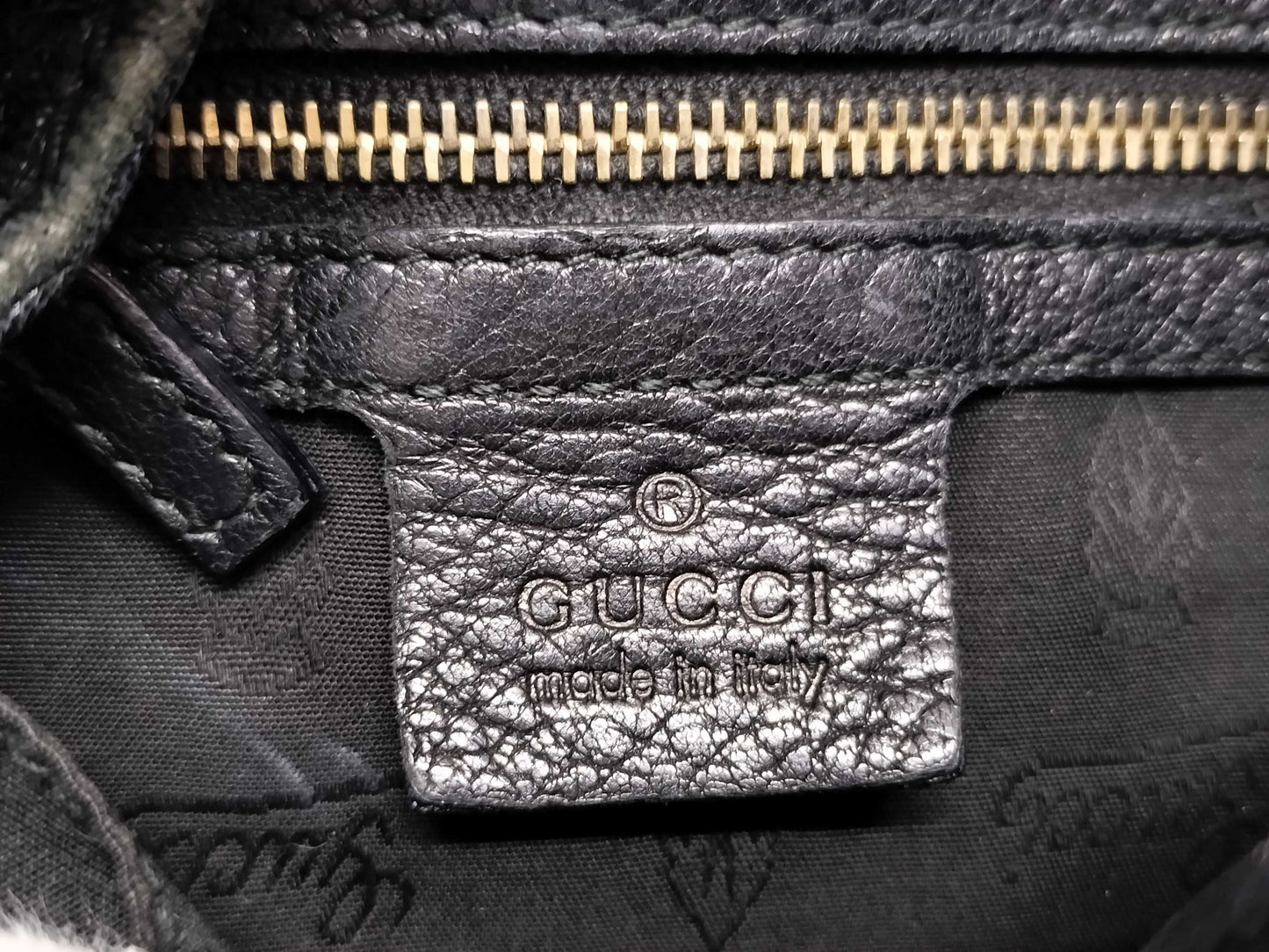 GUCCI Jackie New Jackie Tassel Bamboo Shoulder Bag 219725 Black Shoulder Bag