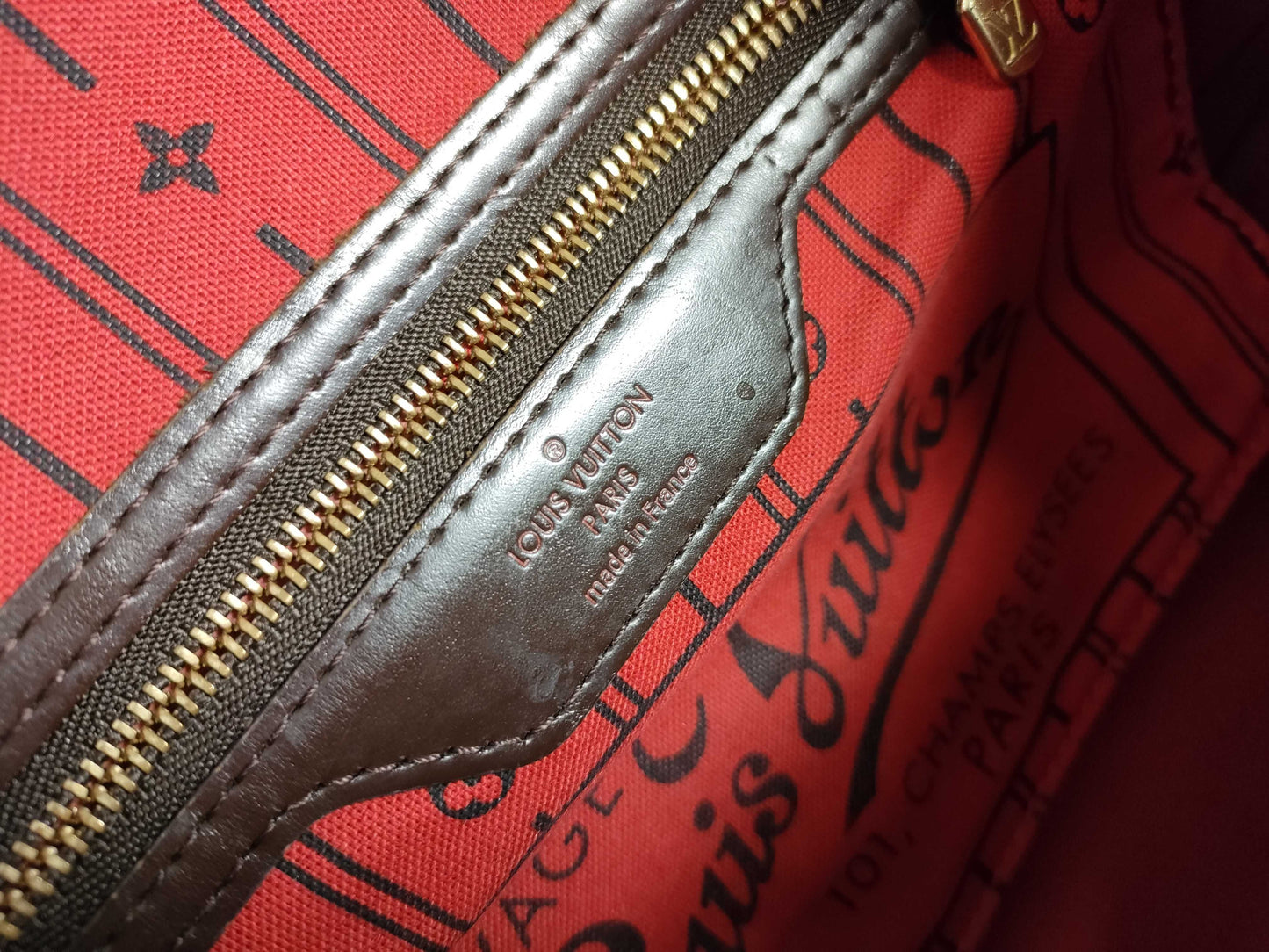 LOUIS VUITTON Damier Neverfull PM Old Model N51109 Tote Bag