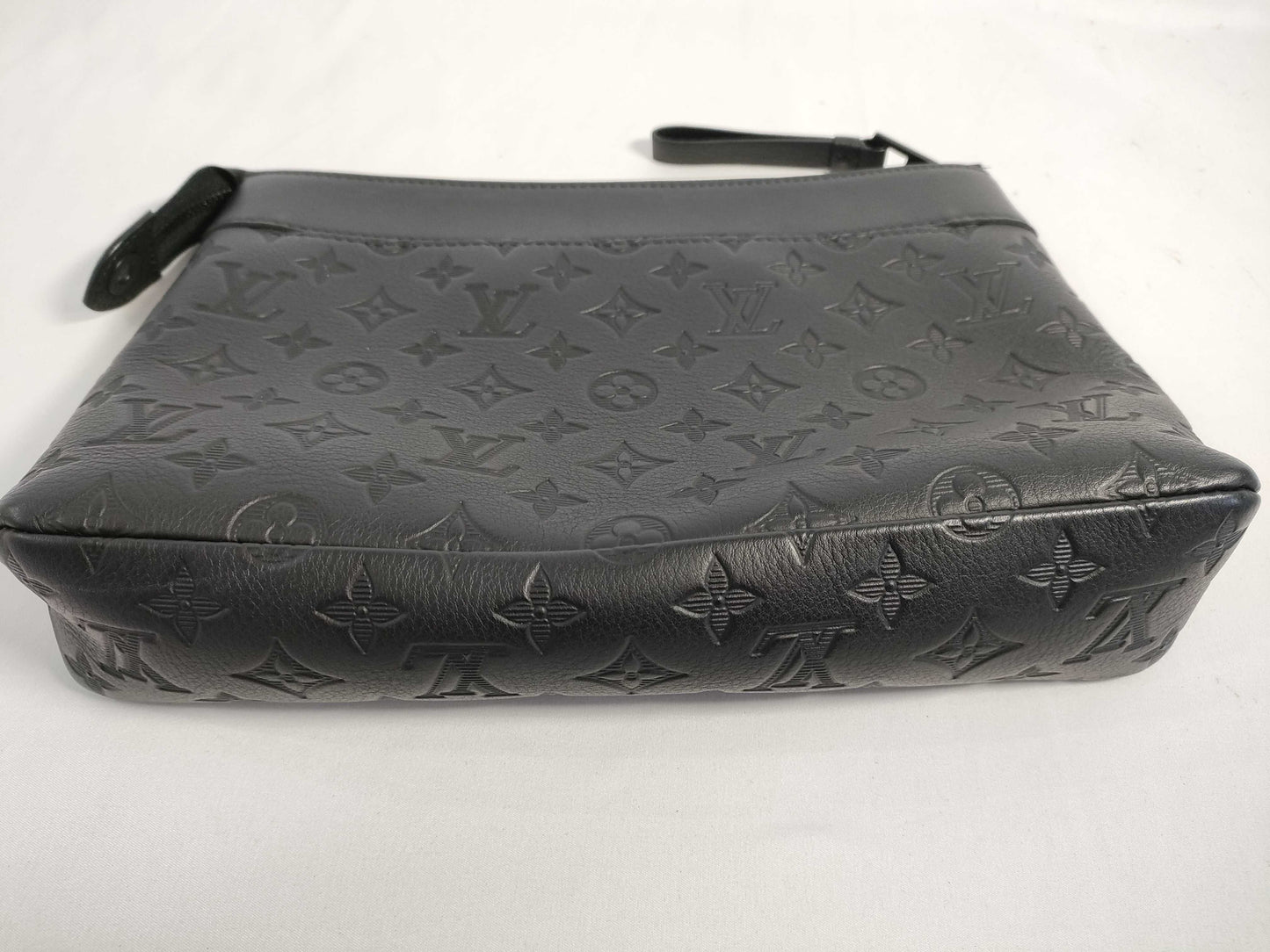 LOUIS VUITTON Monogram Shadow Pochette Voyage Souple M82545 Clutch Bag