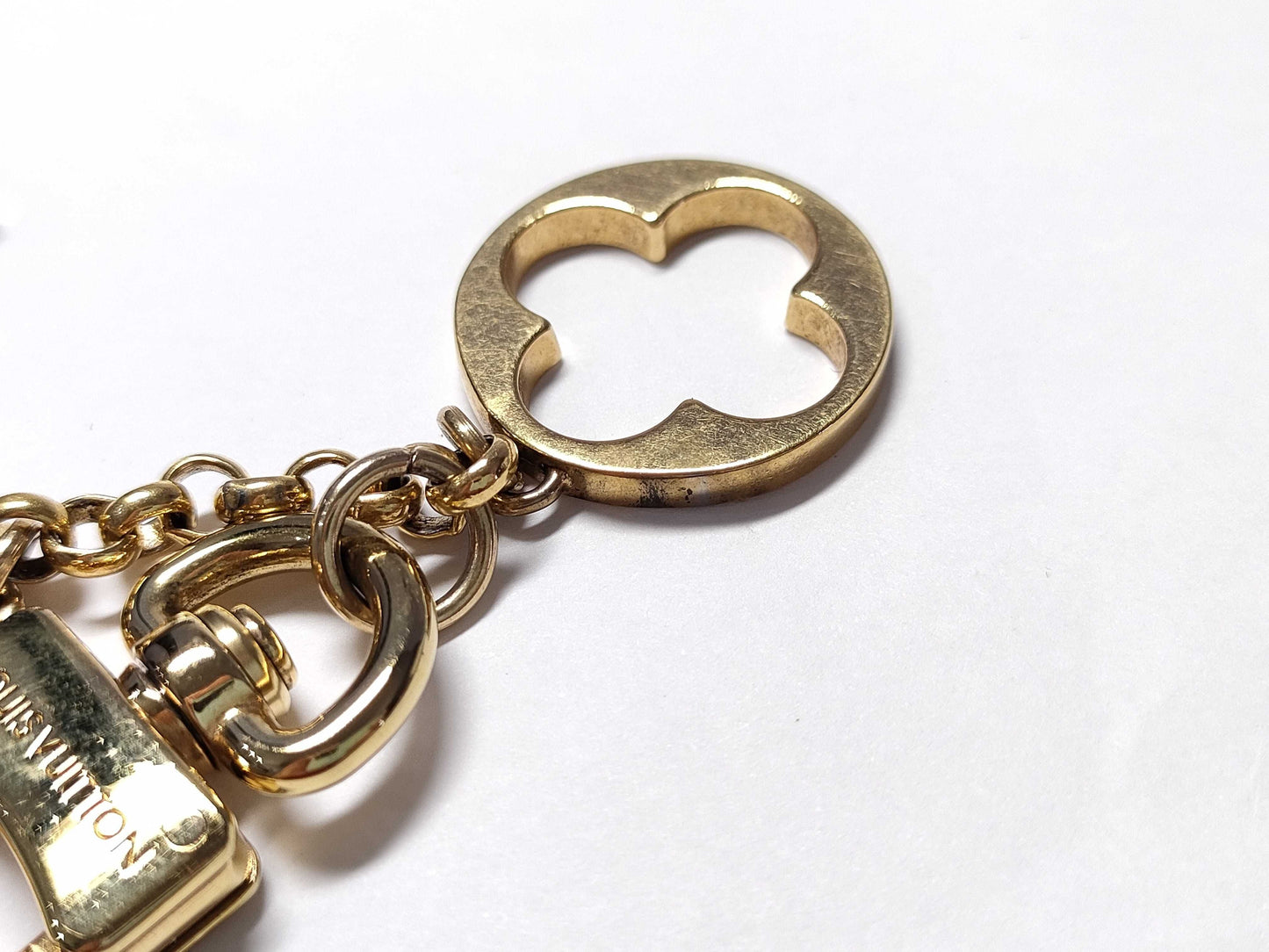 LOUIS VUITTON Monogram Bag Charm Chain Fleur de Monogram M01413 Charm