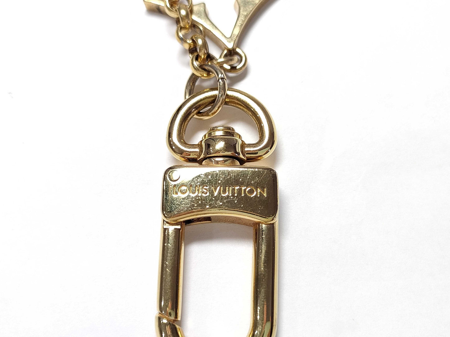 LOUIS VUITTON Monogram Bag Charm Chain Fleur de Monogram M01413 Charm