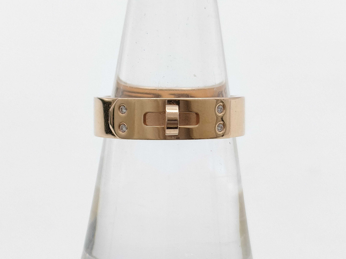 HERMES Kelly #52 4PD PG Au750 5.7g Ring