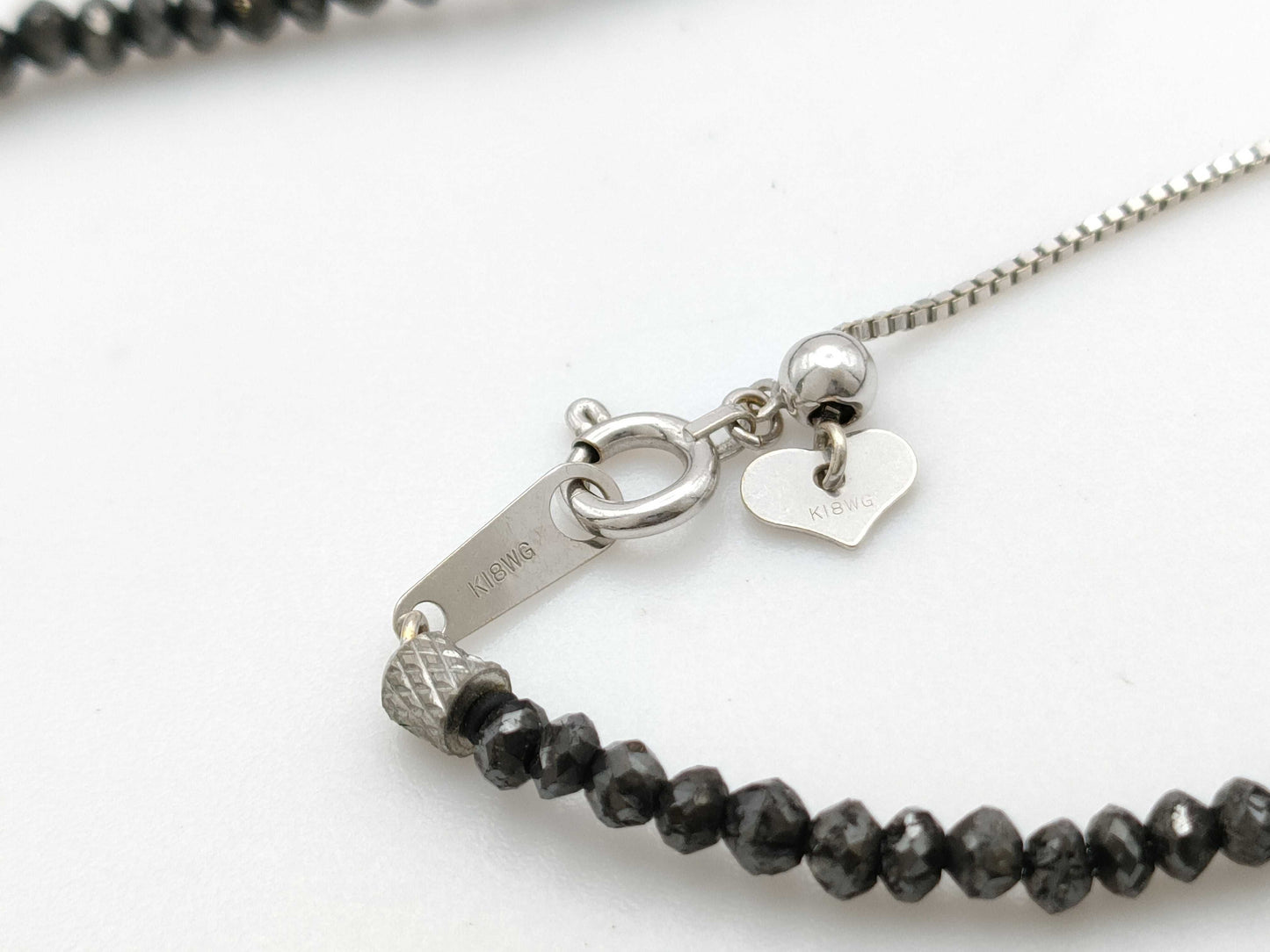 BLKD 30.00ct K18WG 6.9g Necklace