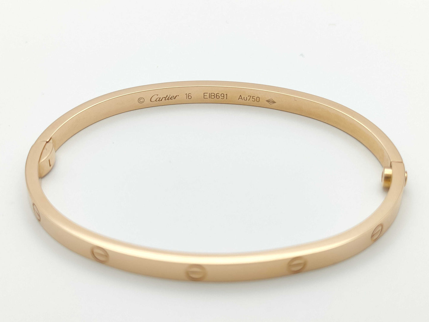 Cartier Love Bracelet SM #16 PG Au750 17.6g Bracelet/Bangle