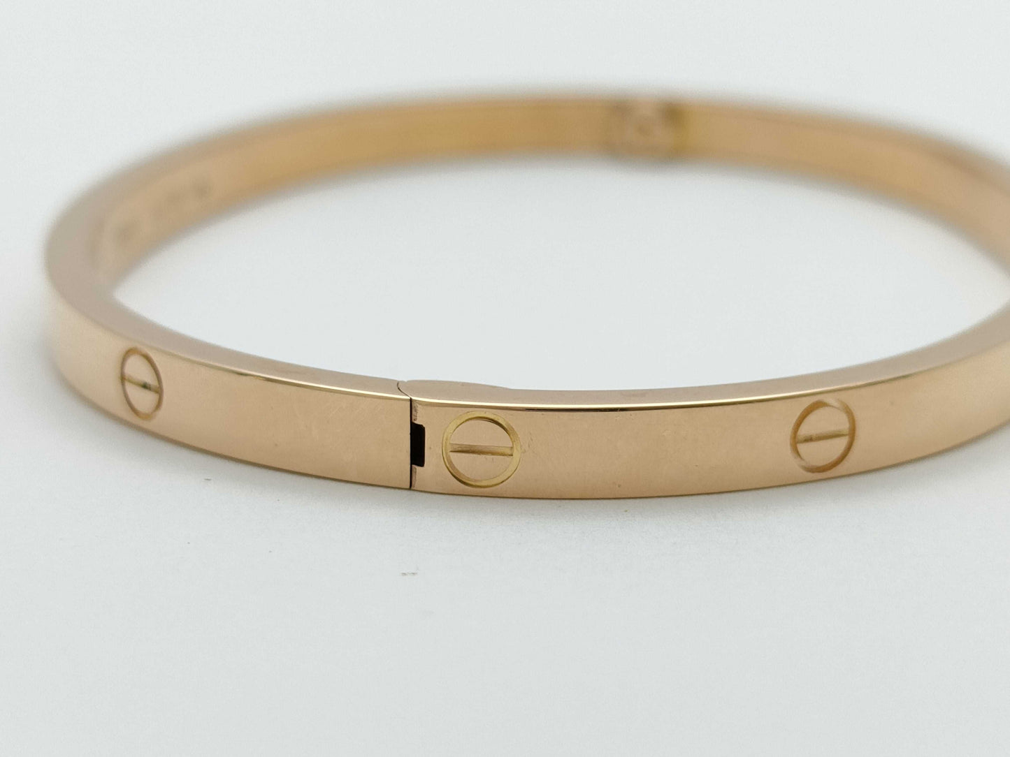 Cartier Love Bracelet SM #16 PG Au750 17.6g Bracelet/Bangle