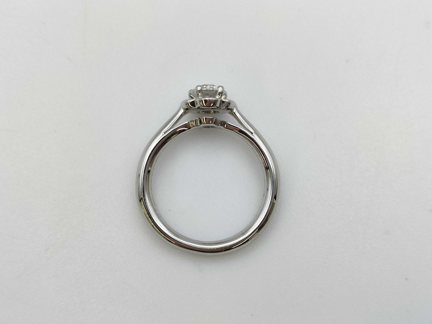CHANEL Camellia #49 D0.41ct PT950 5.1g Ring