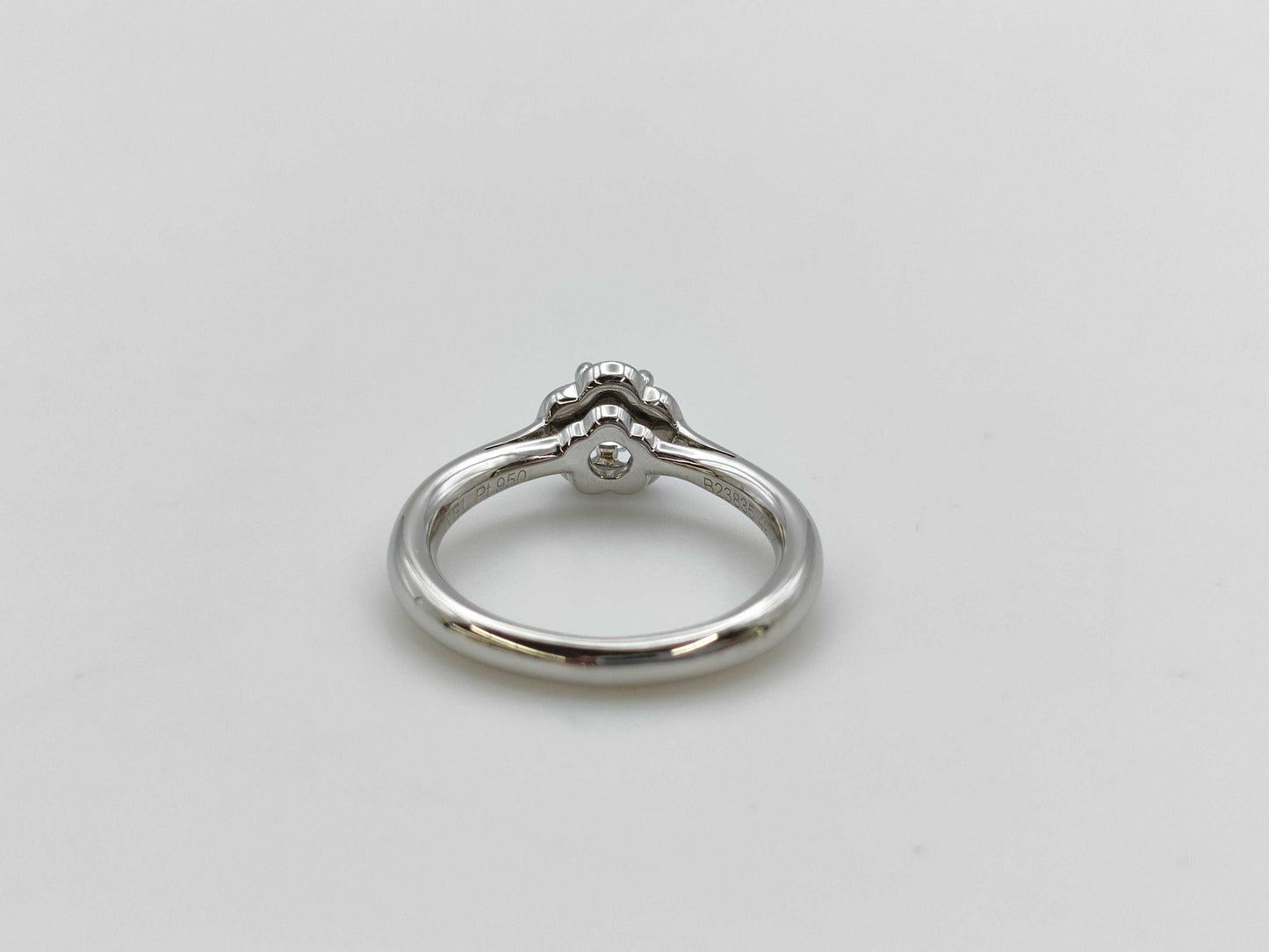CHANEL Camellia #49 D0.41ct PT950 5.1g Ring