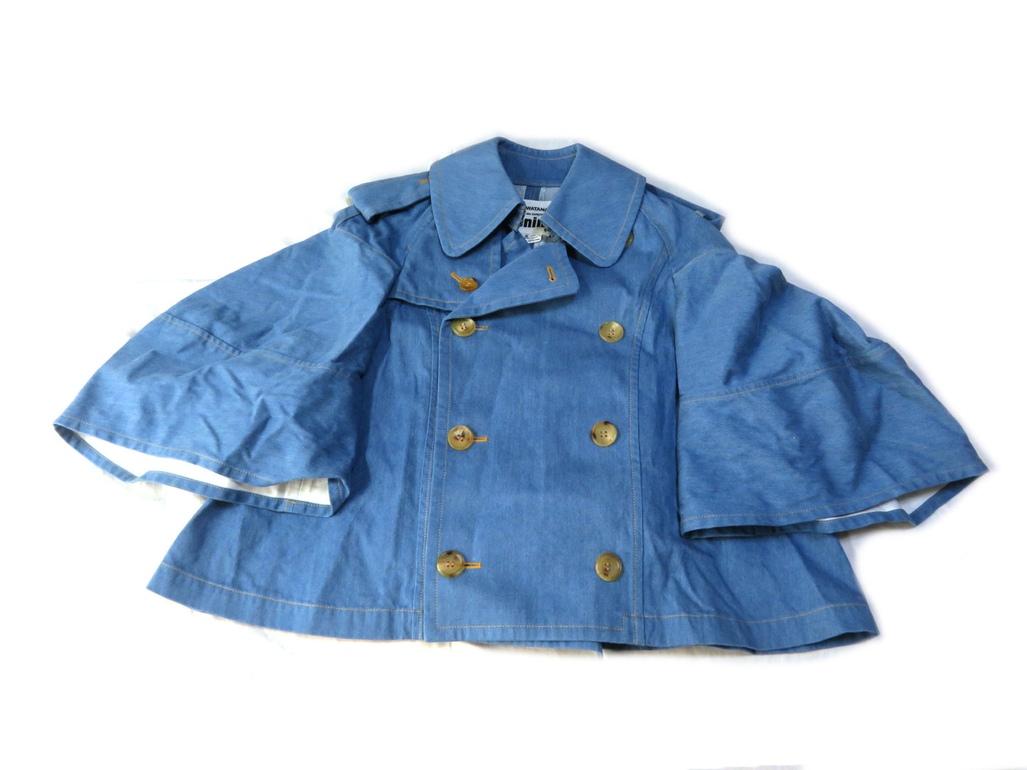 COMME des GARÇONS Junya Watanabe Comme des Garçons Poncho-Style Denim Jacket