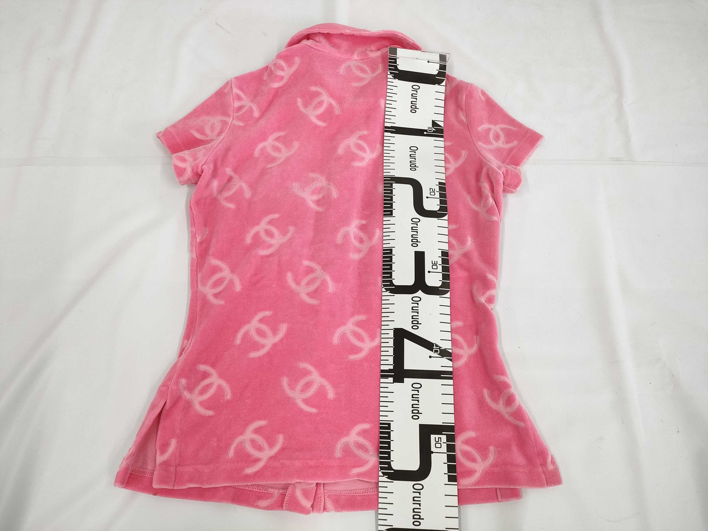 CHANEL Velvet Blouse Size 40 Jacket Tops