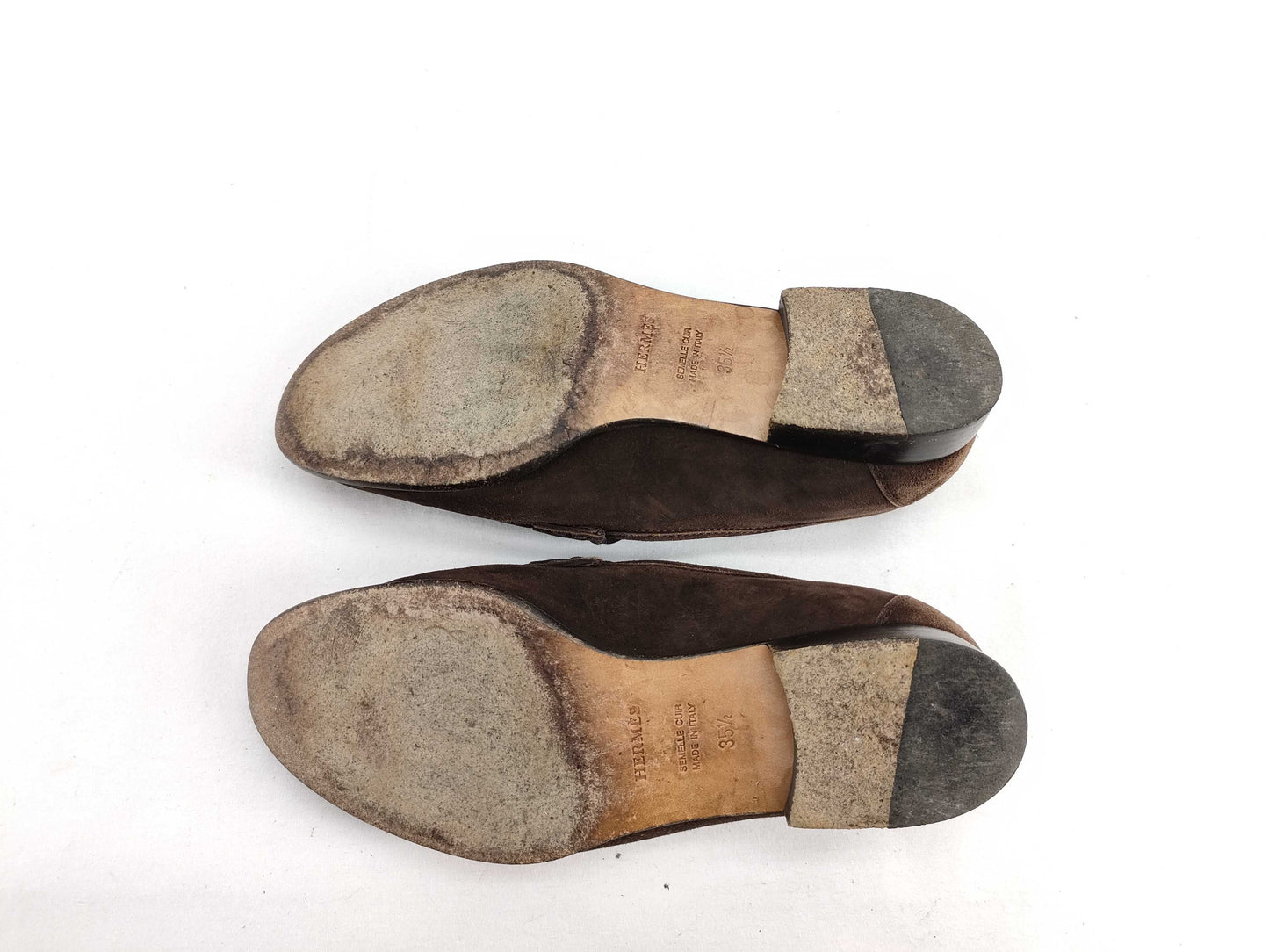 HERMES Hermes Loafers Suede Loafers