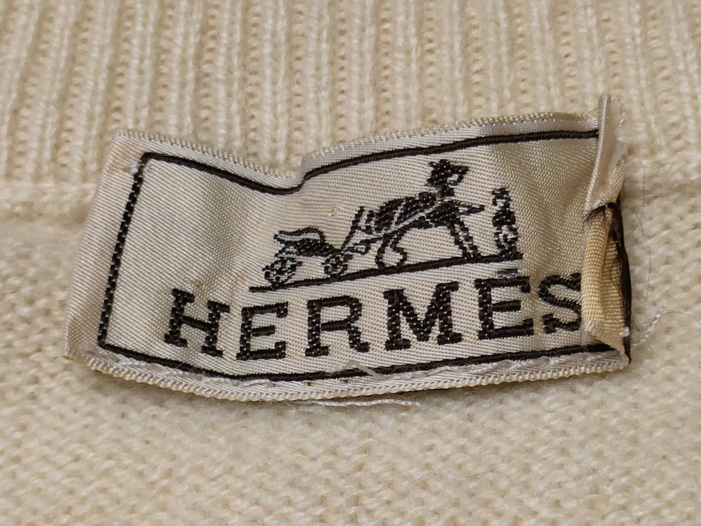 HERMES Knit Sweater Cashmere Top