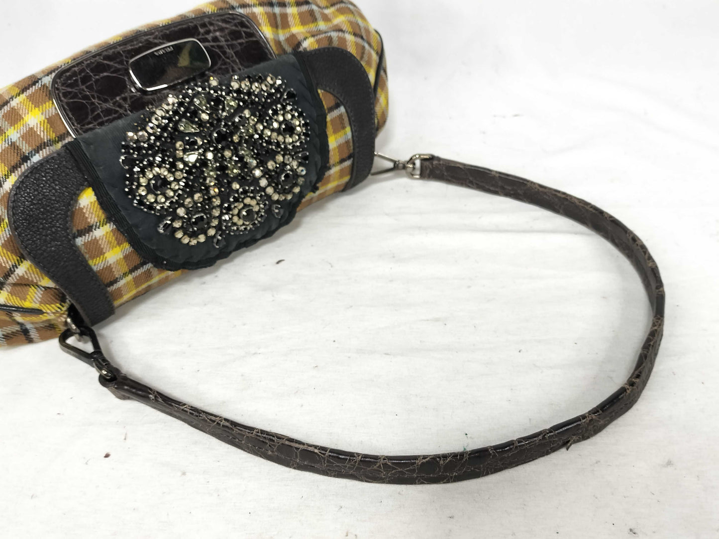 PRADA Prada Handbag One Shoulder Beaded Shoulder Bag