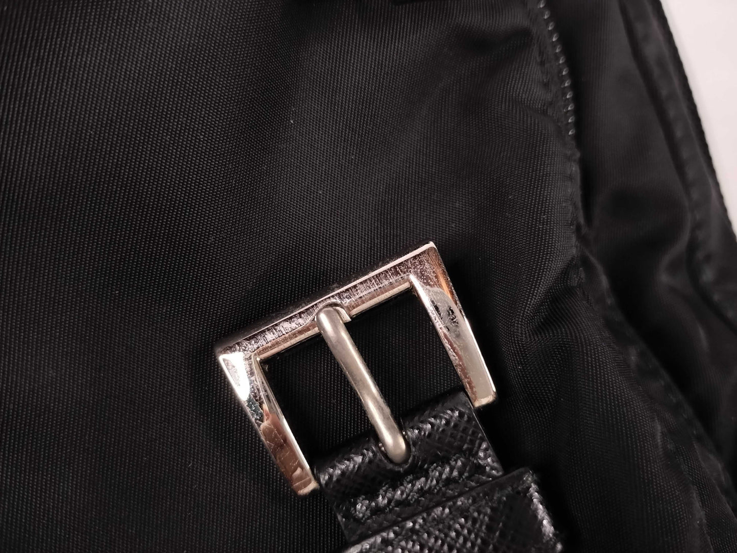 PRADA Nylon Prada Shoulder Bag with Pouch and Triangle Logo RENYLON Shoulder Bag