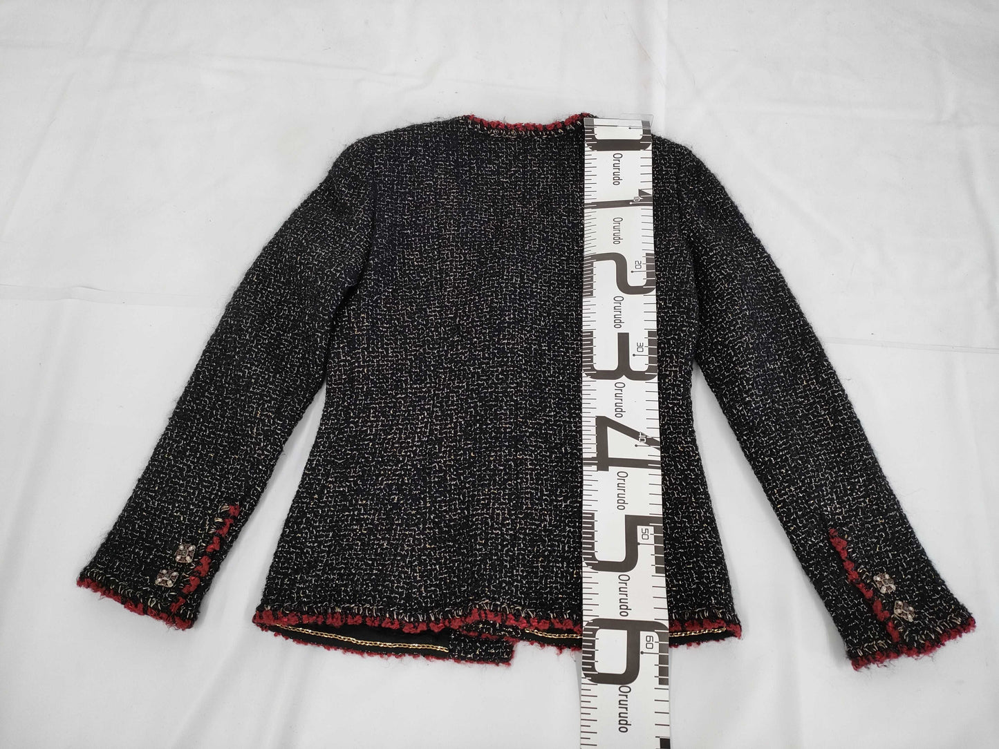 CHANEL Tweed Jacket Gripoa 38 Jacket