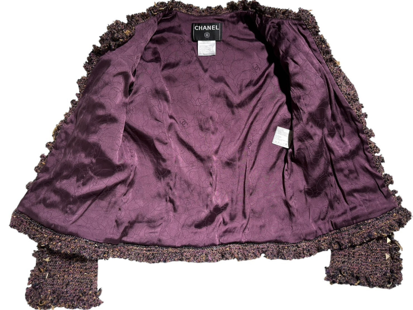 CHANEL Tweed Set 03A Size 42 Other Apparel