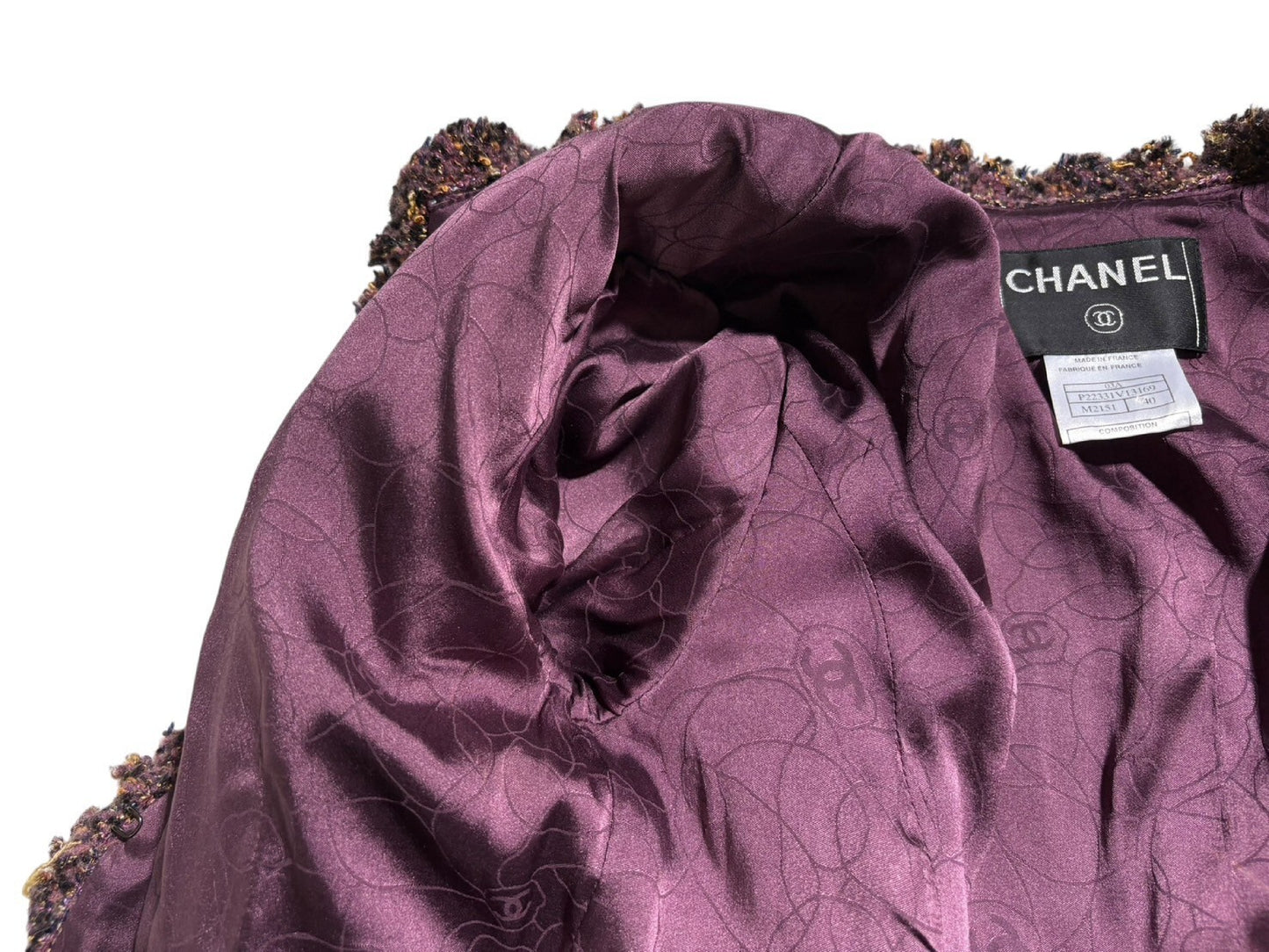 CHANEL Tweed Set 03A Size 42 Other Apparel