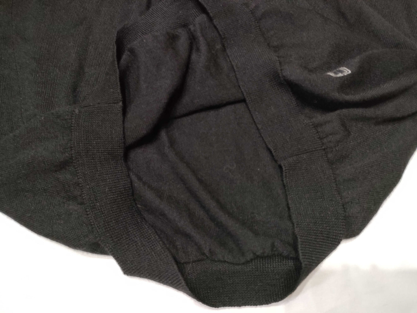 GUCCI Knit Sweater with Embroidered Logo, Size L, Tops