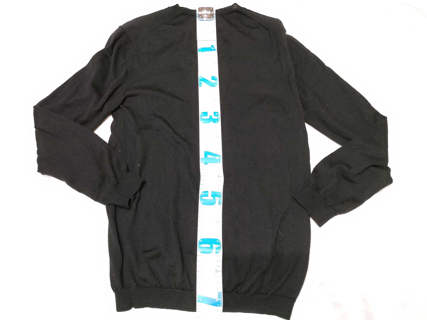 GUCCI Knit Sweater with Embroidered Logo, Size L, Tops
